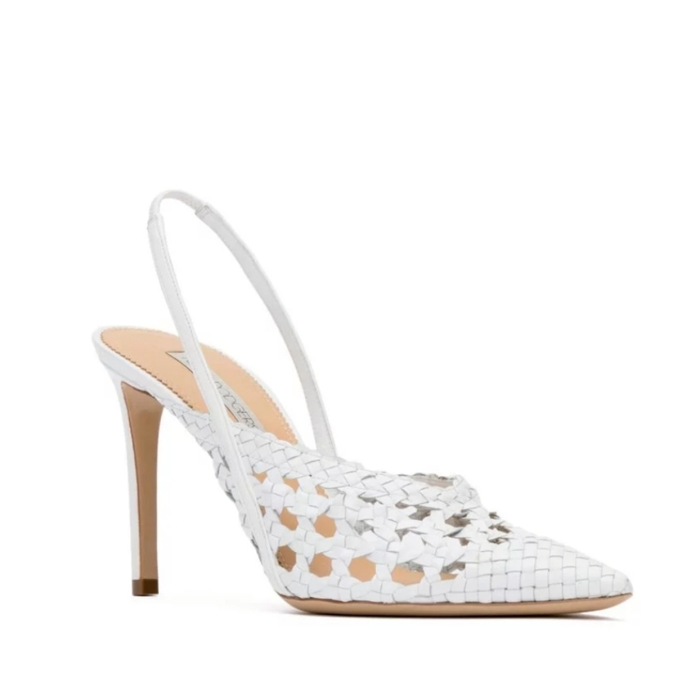 NEIL J RODGERS white 4 inch heels